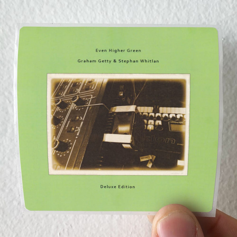 Stephan Whitlan Even Higher Green 1 Album Cover Sticker