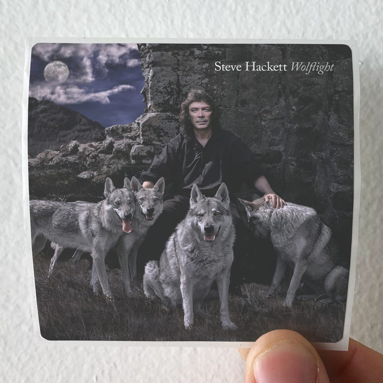 Steve Hackett Wolflight Album Cover Sticker