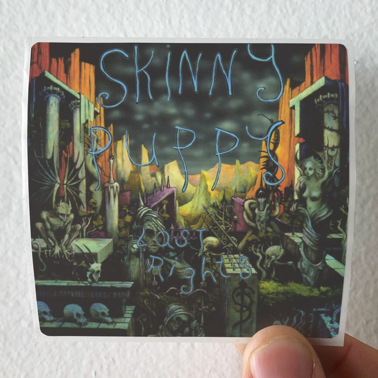 Skinny Puppy Last Rights Album Cover Sticker