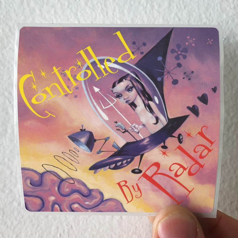Scott McGill Controlled By Radar Album Cover Sticker