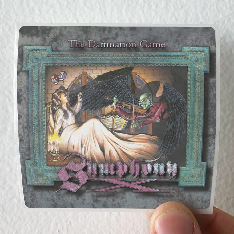 Symphony X The Damnation Game Album Cover Sticker