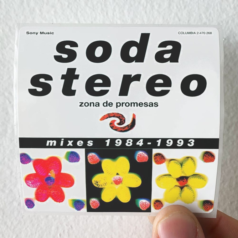 Soda Stereo Zona De Promesas Mixes 1984 1993 Album Cover Sticker