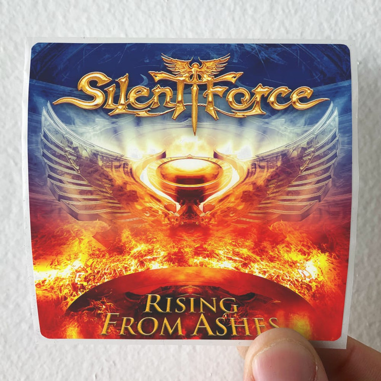 Silent Force Rising From Ashes Album Cover Sticker