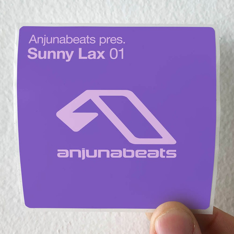 Sunny Lax Anjunabeats Presents Sunny Lax 01 Album Cover Sticker