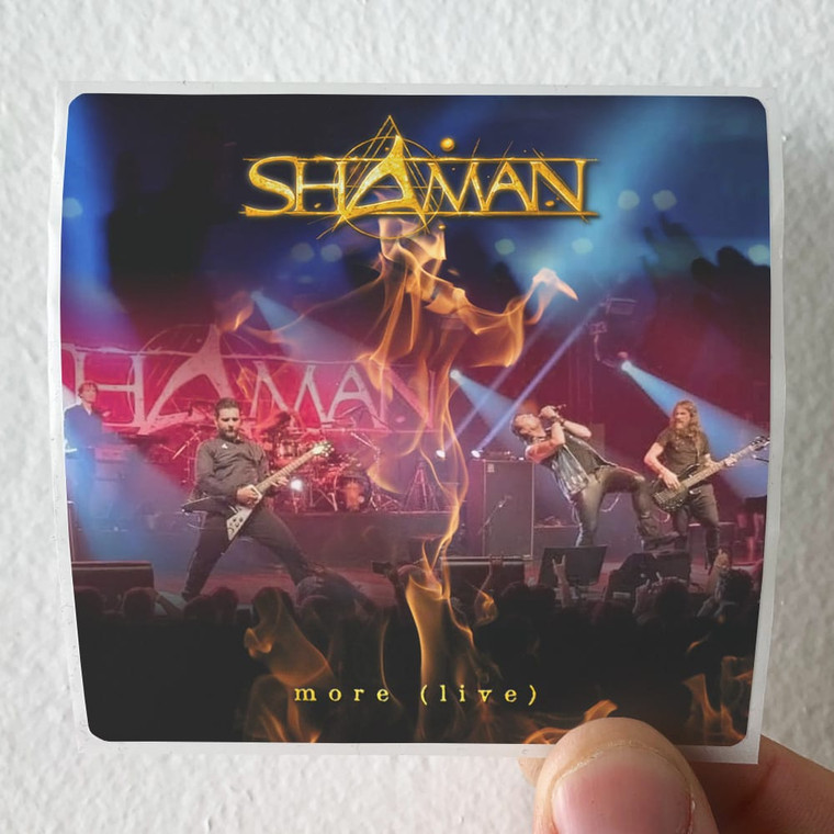 Shaman More Live Album Cover Sticker Shaman More Live Album Cover Sticker