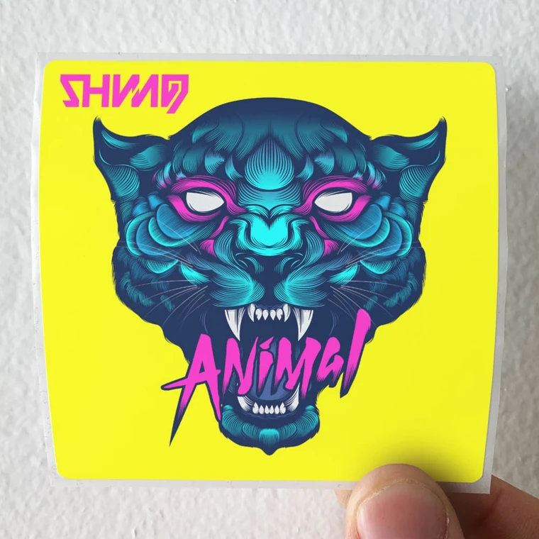 Shining Animal Album Cover Sticker