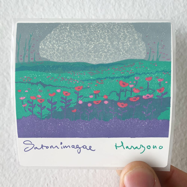 Satomimagae Hanazono Album Cover Sticker