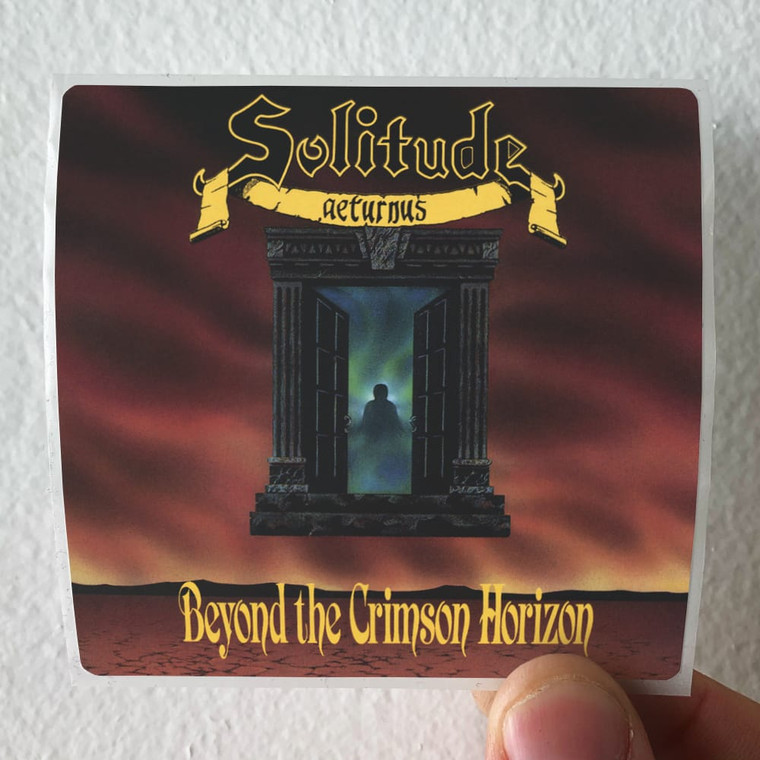 Solitude Aeturnus Beyond The Crimson Horizon Album Cover Sticker