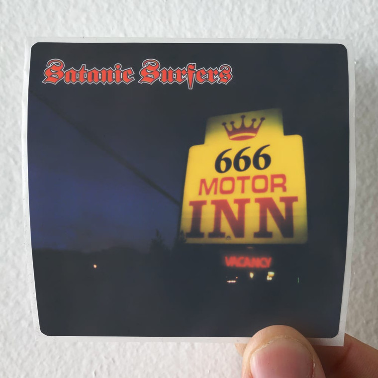 Satanic Surfers 666 Motor Inn Album Cover Sticker