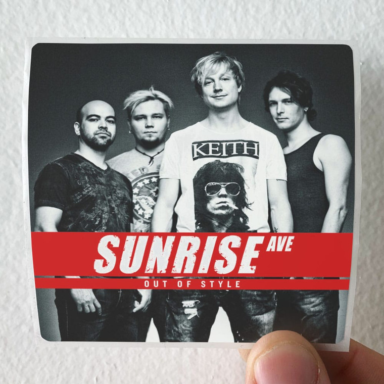 Sunrise Avenue Out Of Style Album Cover Sticker