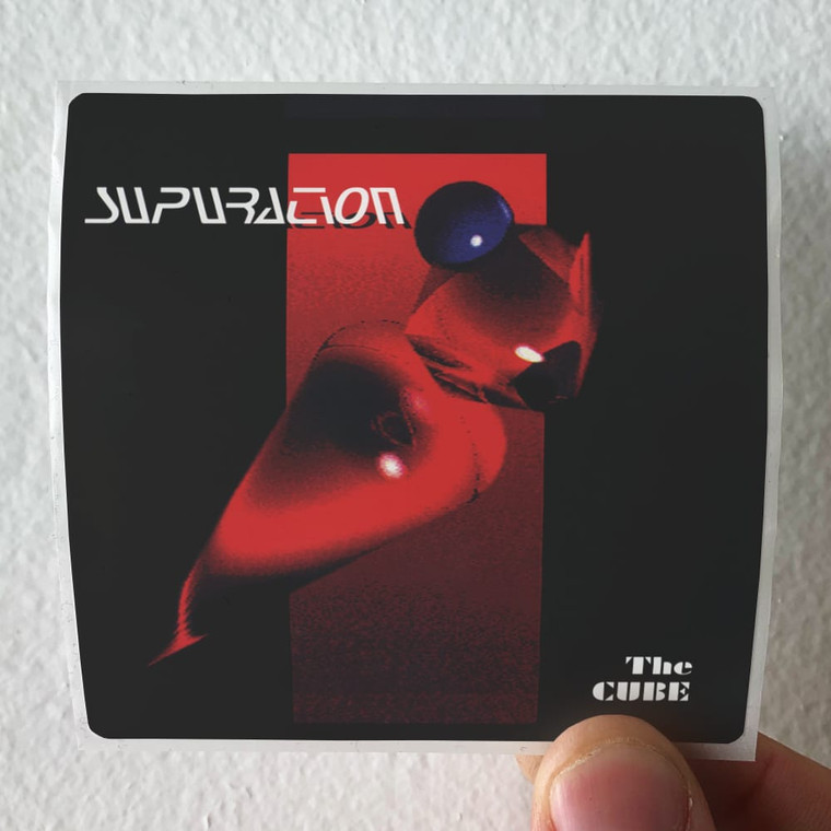 Supuration The Cube Album Cover Sticker