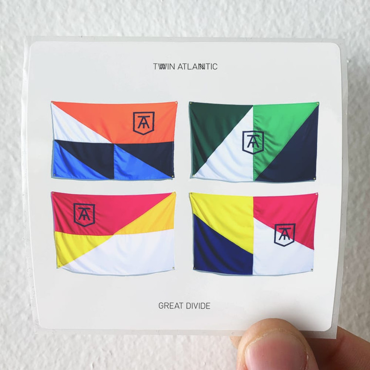 Twin Atlantic Great Divide Album Cover Sticker