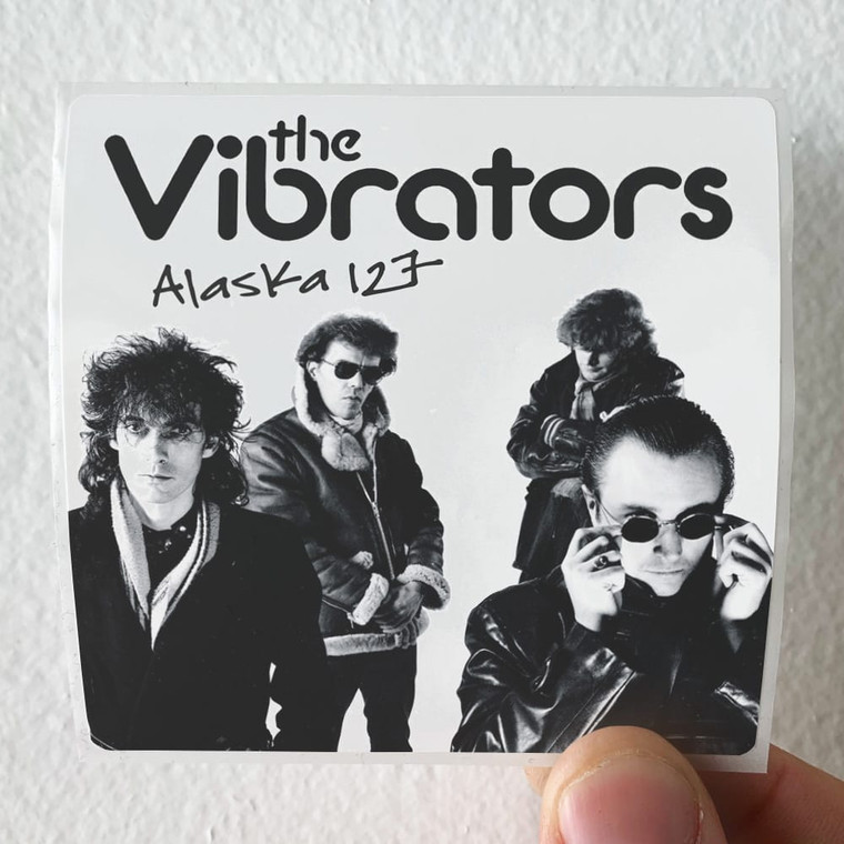 The Vibrators Alaska 127 Album Cover Sticker