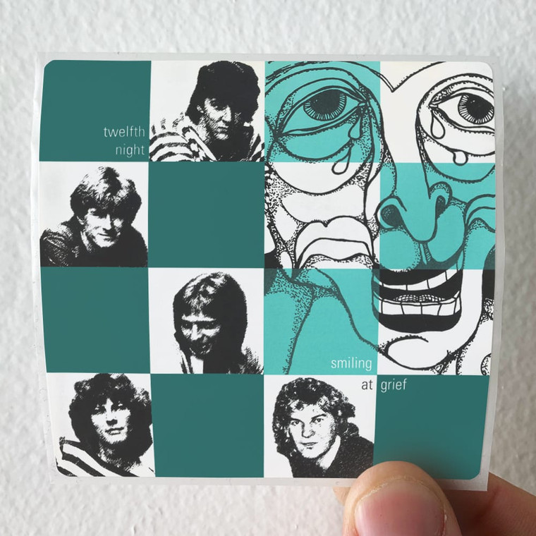 Twelfth Night Smiling At Grief Album Cover Sticker Twelfth Night Smiling At Grief Album Cover Sticker
