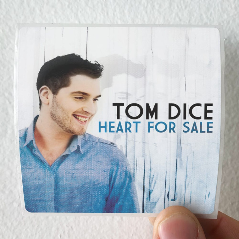 Tom Dice Heart For Sale Album Cover Sticker
