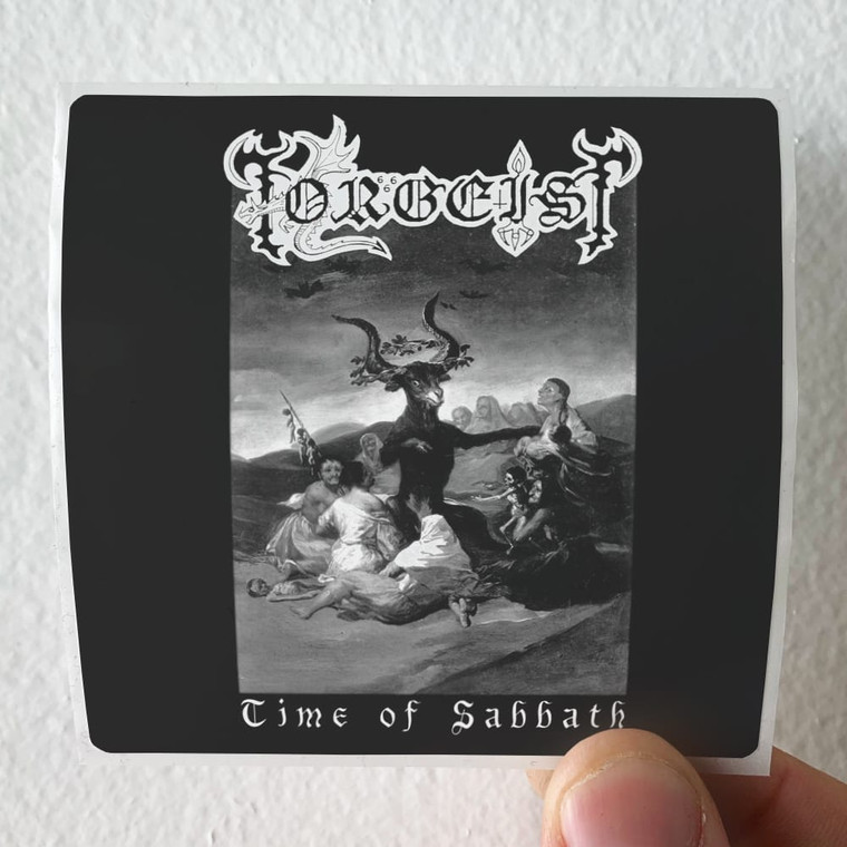 Torgeist Time Of Sabbath Album Cover Sticker