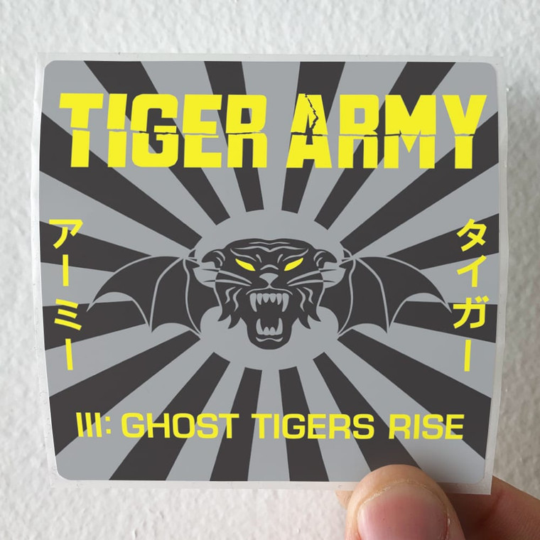 Tiger Army Iii Ghost Tigers Rise Album Cover Sticker