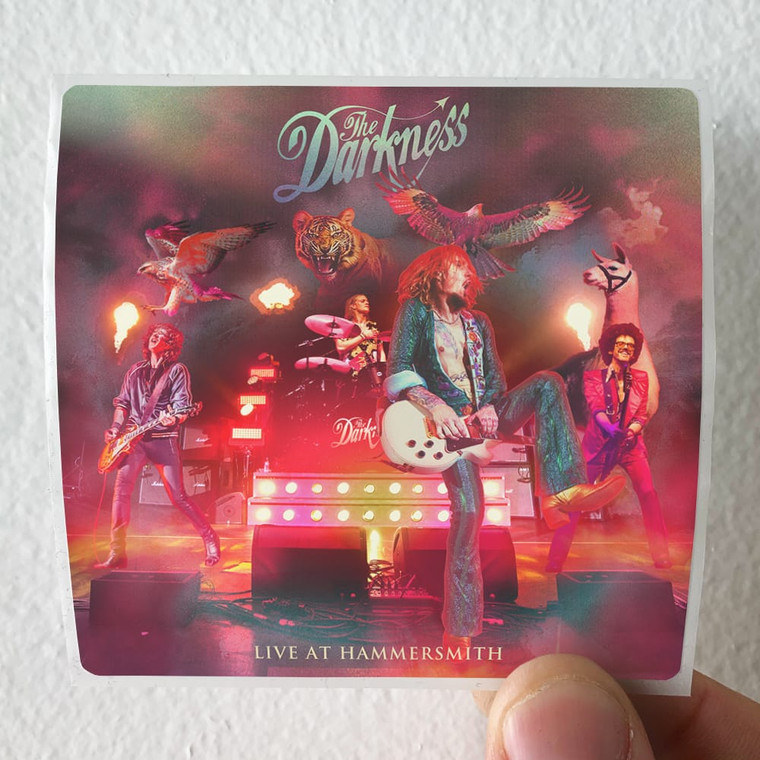 The Darkness Live At Hammersmith Album Cover Sticker