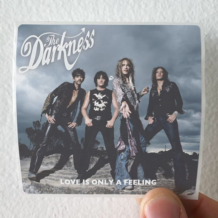 The Darkness Love Is Only A Feeling Album Cover Sticker