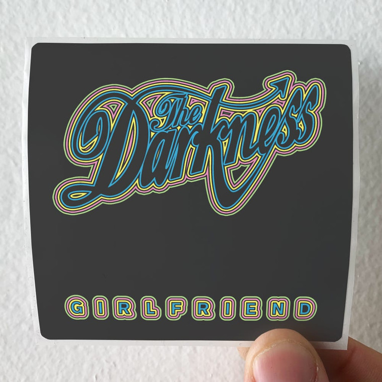 The Darkness Girlfriend Album Cover Sticker