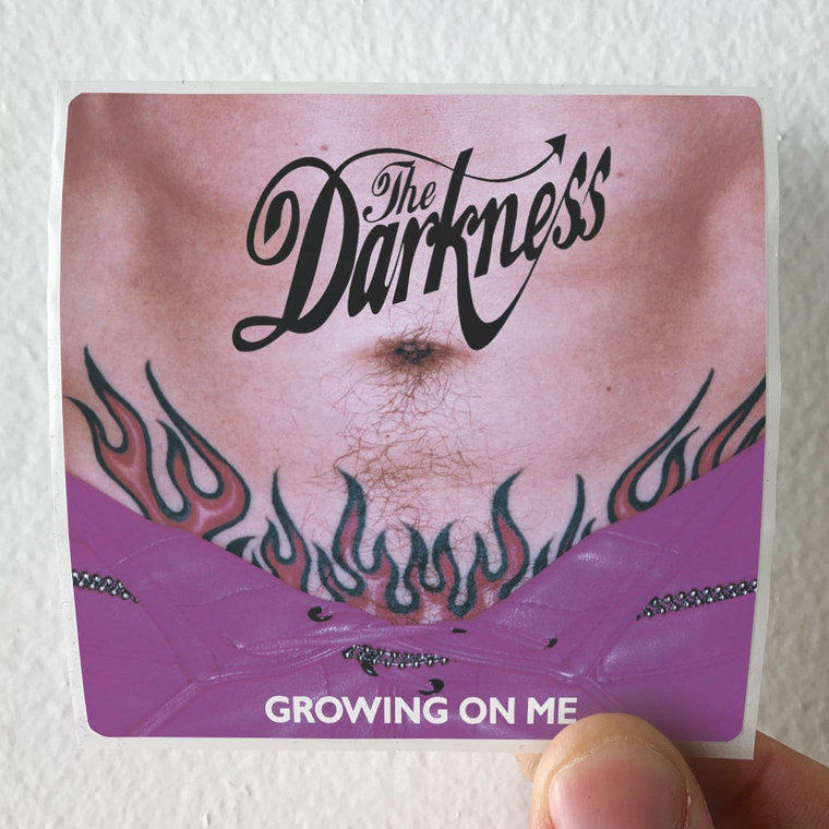 The Darkness Growing On Me Album Cover Sticker