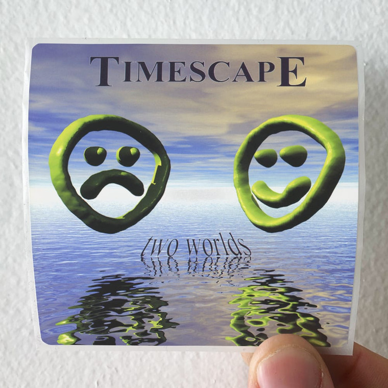 Timescape Two Worlds Album Cover Sticker