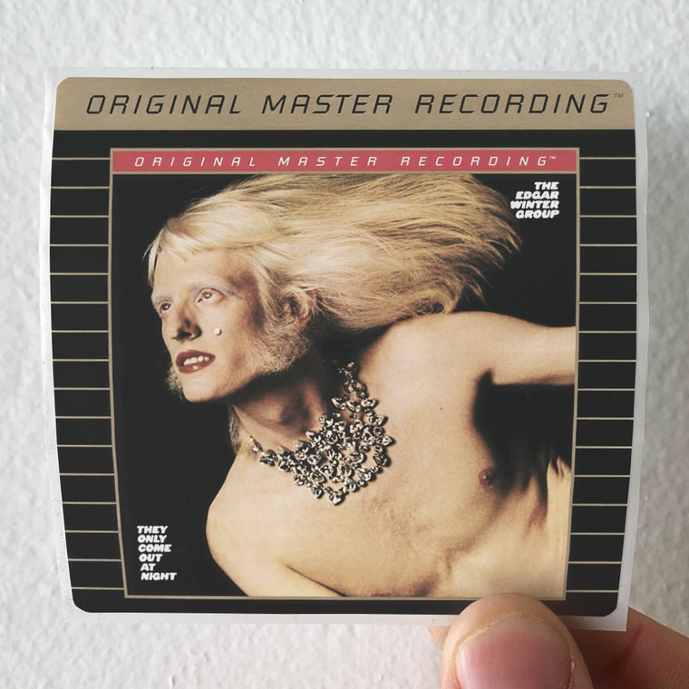 The Edgar Winter Group They Only Come Out At Night 1 Album Cover Sticker The Edgar Winter Group They Only Come Out At Night 1 Album Cover Sticker