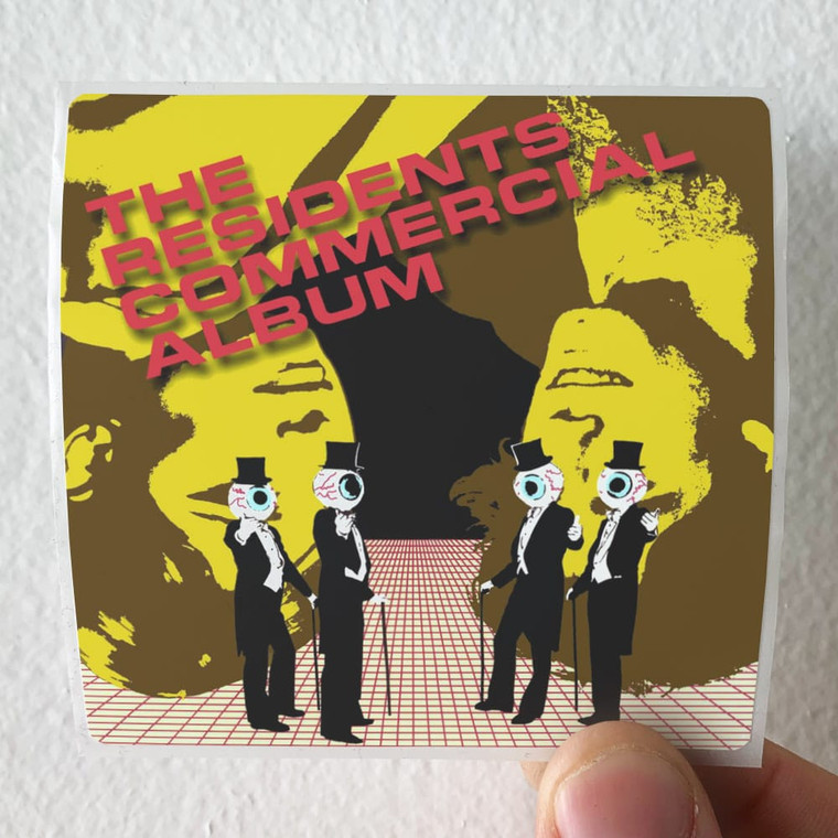 The Residents Commercial Album Album Cover Sticker