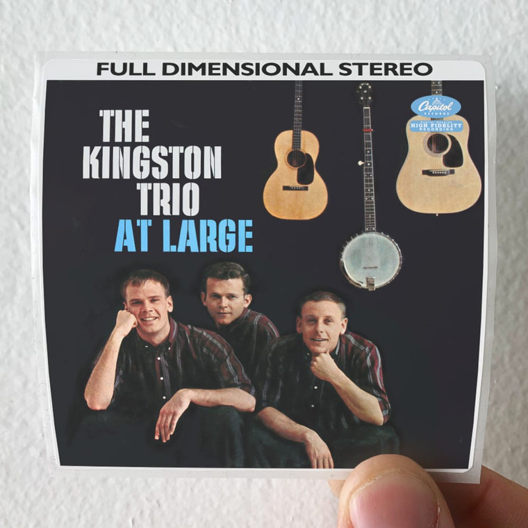 The Kingston Trio The Kingston Trio At Large Album Cover Sticker