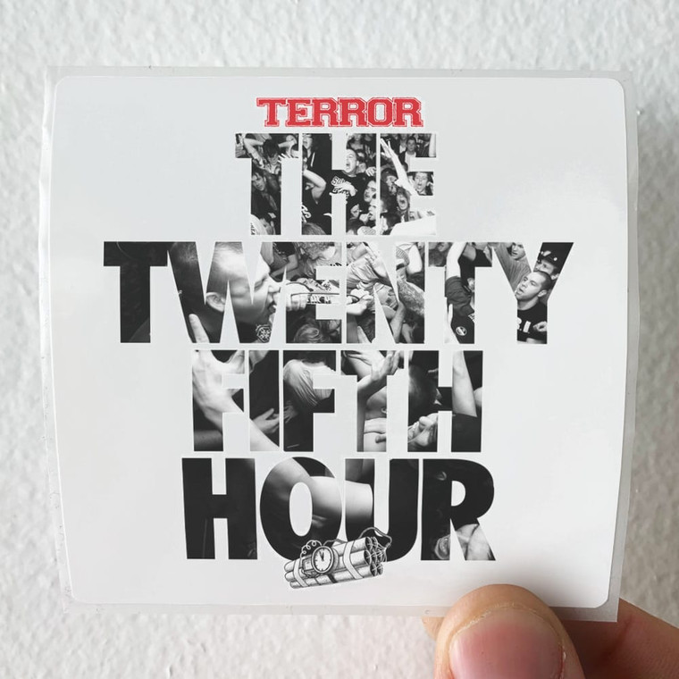 Terror The 25Th Hour Album Cover Sticker