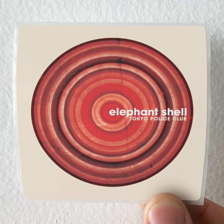 Tokyo Police Club Elephant Shell 1 Album Cover Sticker
