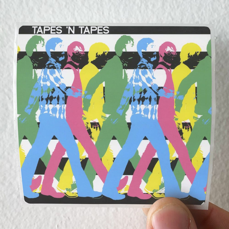 Tapes n Tapes Walk It Off Album Cover Sticker