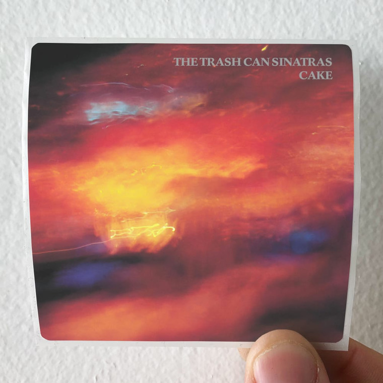 Trashcan Sinatras Cake Album Cover Sticker