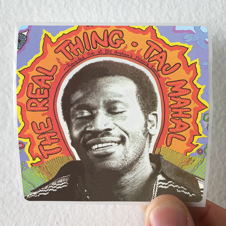 Taj Mahal The Real Thing Album Cover Sticker