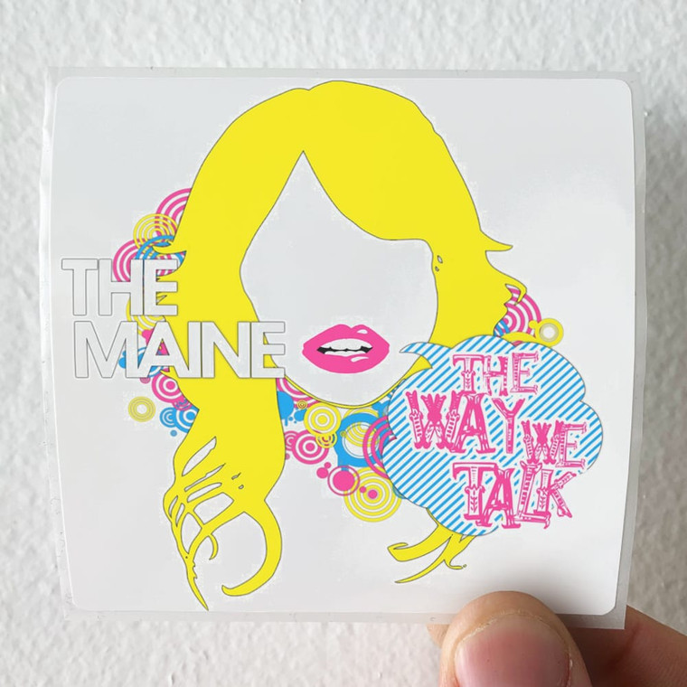The Maine The Way We Talk Album Cover Sticker