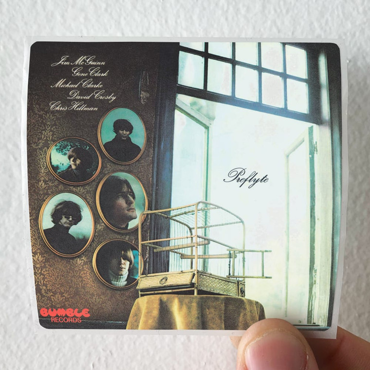 The Byrds Preflyte Album Cover Sticker