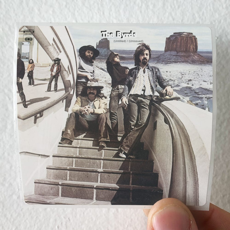 The Byrds Untitled Album Cover Sticker