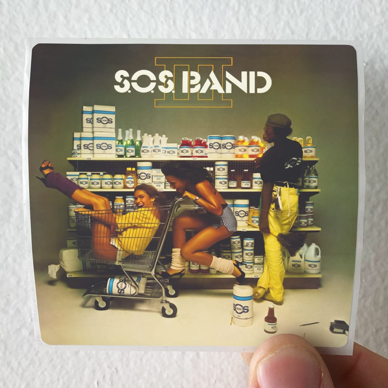 The SOS Band Sos Iii Album Cover Sticker