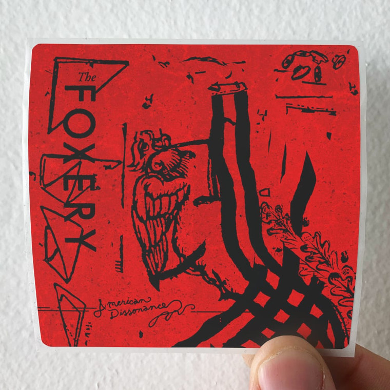 The Foxery American Dissonance Album Cover Sticker