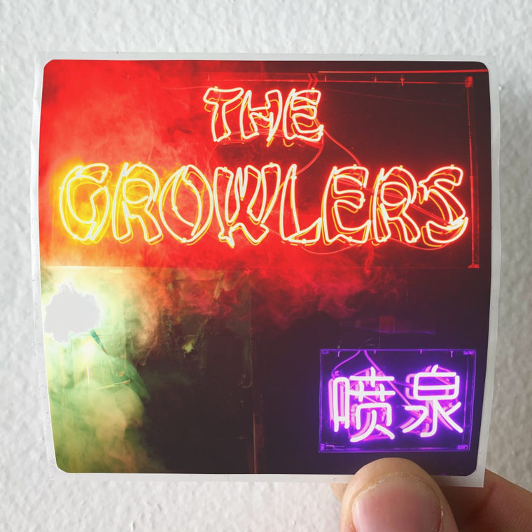 The Growlers Chinese Fountain Album Cover Sticker