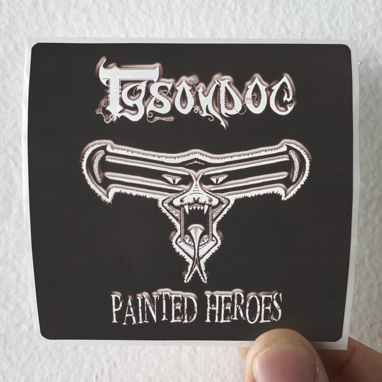 Tysondog Painted Heroes Album Cover Sticker