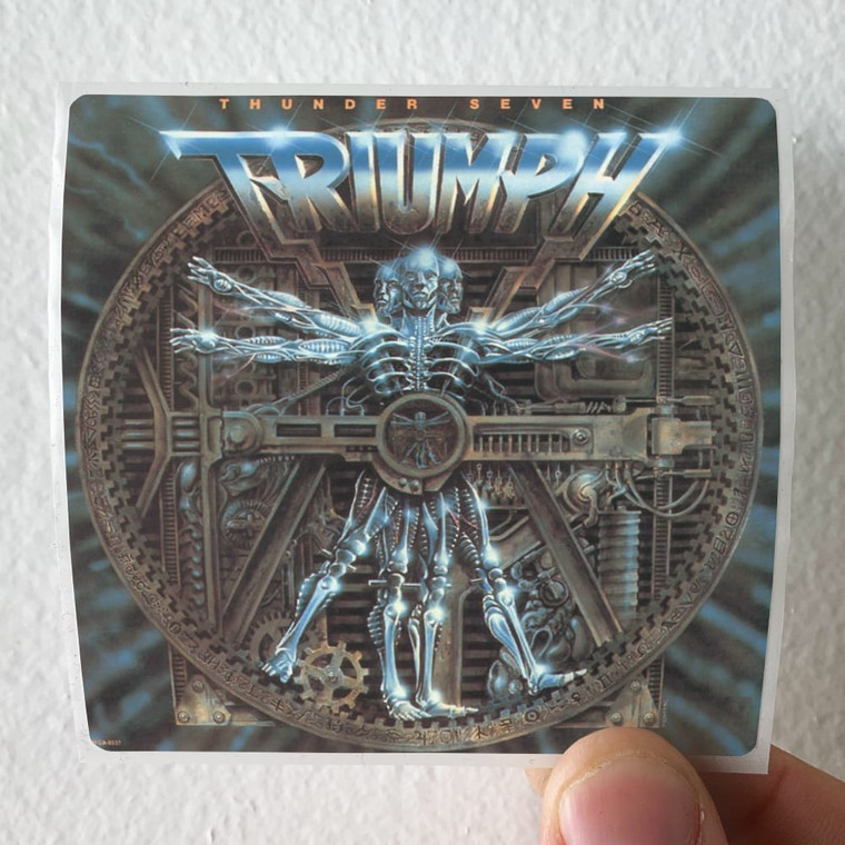 Triumph Thunder Seven 1 Album Cover Sticker