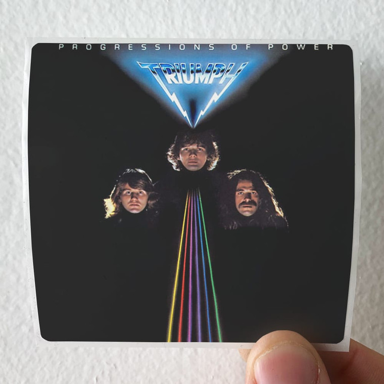 Triumph Progressions Of Power 1 Album Cover Sticker