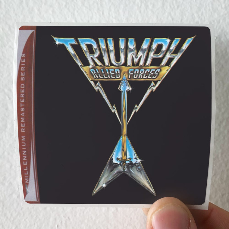 Triumph Allied Forces Album Cover Sticker