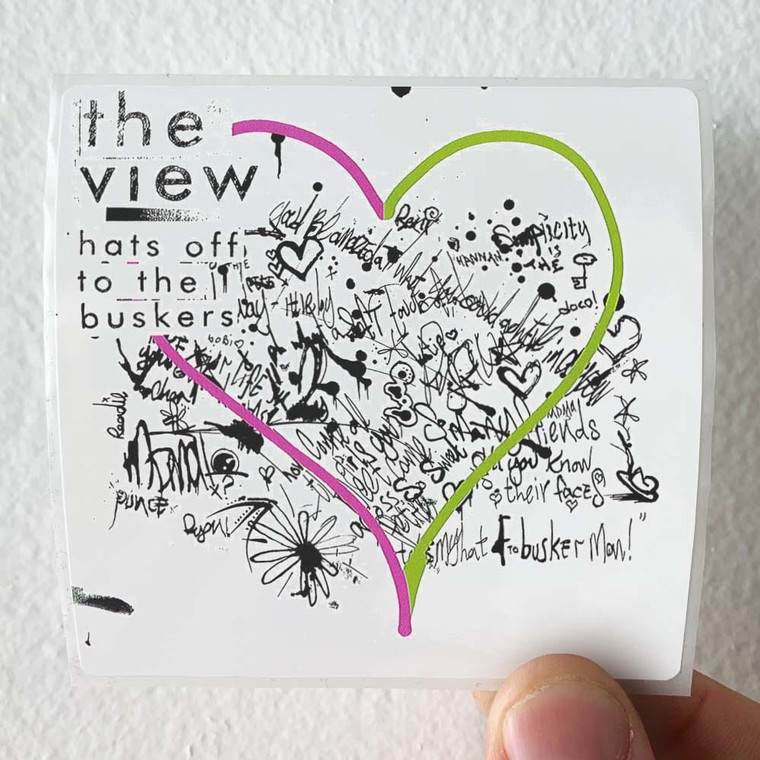 The View Hats Off To The Buskers Album Cover Sticker