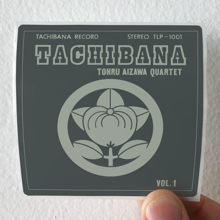 Tohru Aizawa Quartet Tachibana Vol 1 Album Cover Sticker