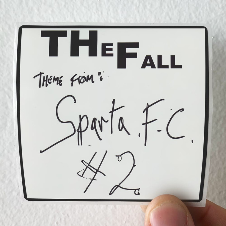 The Fall Theme From Sparta Fc 2 Album Cover Sticker