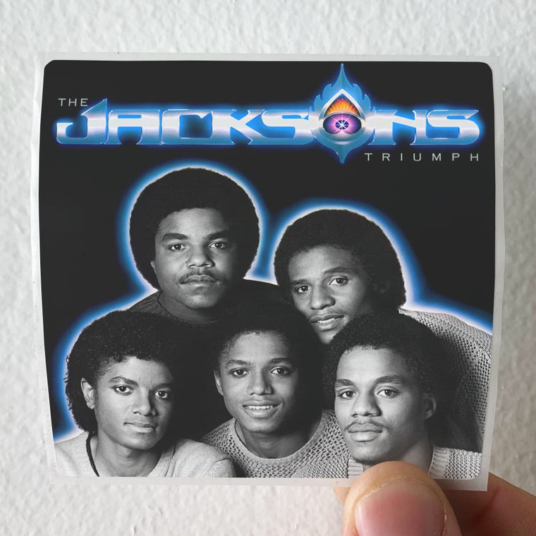 The Jacksons Triumph Album Cover Sticker