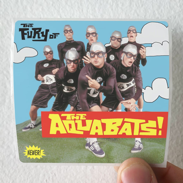 The Aquabats The Fury Of The Aquabats Album Cover Sticker The Aquabats The Fury Of The Aquabats Album Cover Sticker
