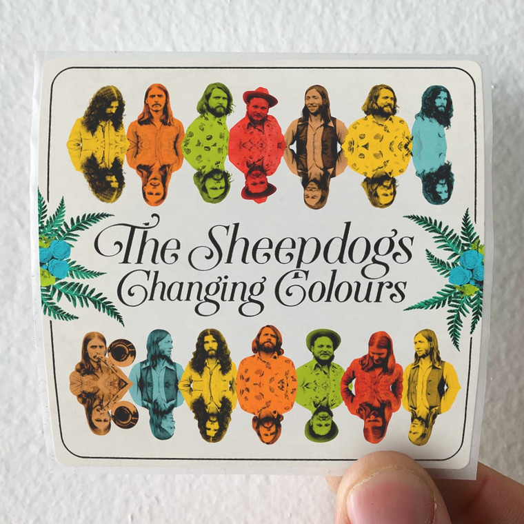 The Sheepdogs Changing Colours Album Cover Sticker